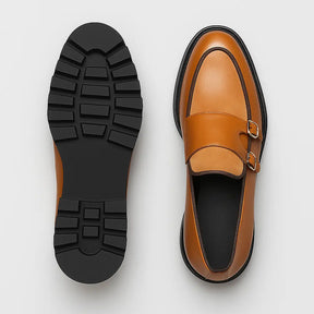 Loafer Masculino Tratorado Com Fivela Dupla