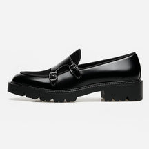 Loafer Masculino Tratorado Com Fivela Dupla