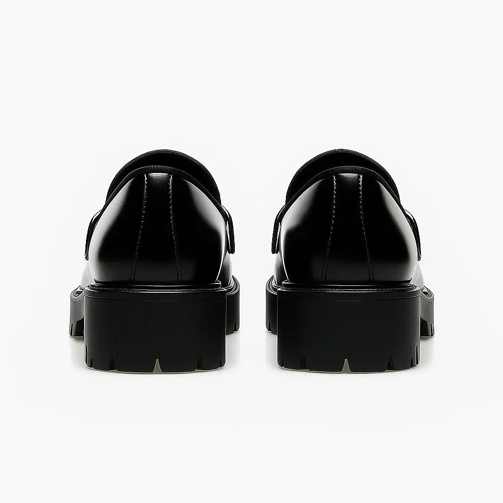 Loafer Masculino Tratorado Com Fivela Dupla