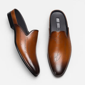Mule Masculino Em Couro Legítimo - Veneza