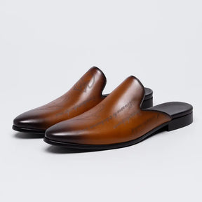 Mule Masculino Em Couro Legítimo - Veneza