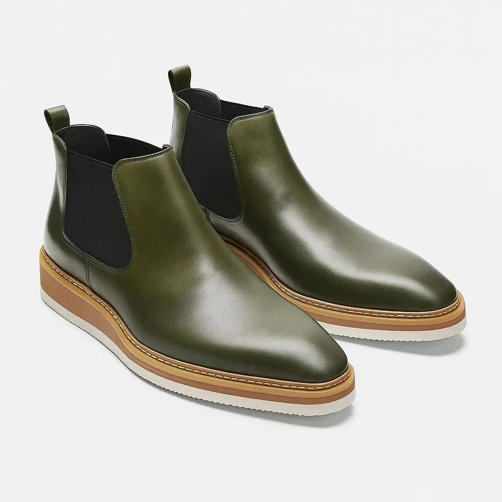 Bota Chelsea Masculina de Couro Legítimo - Verona