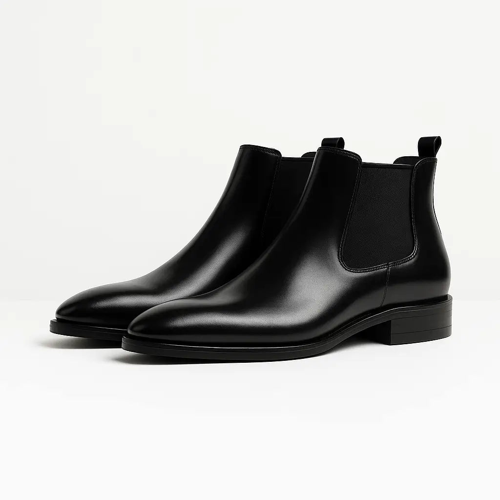 Bota Chelsea Masculina de Couro Polido - Verona