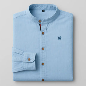 Camisa Masculina Braga 100% Algodão de manga longa e fechamento em 