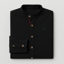 Camisa Masculina Braga 100% Algodão de manga longa e fechamento em 