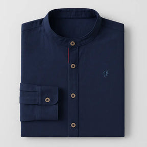 Camisa Masculina Braga 100% Algodão de manga longa e fechamento em 
