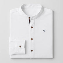 Camisa Masculina Braga 100% Algodão de manga longa e fechamento em 
