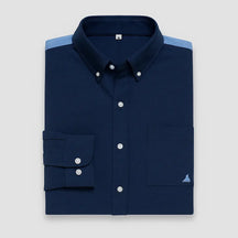 Camisa Masculina Casual Xavier manga longa e fechamento com botões