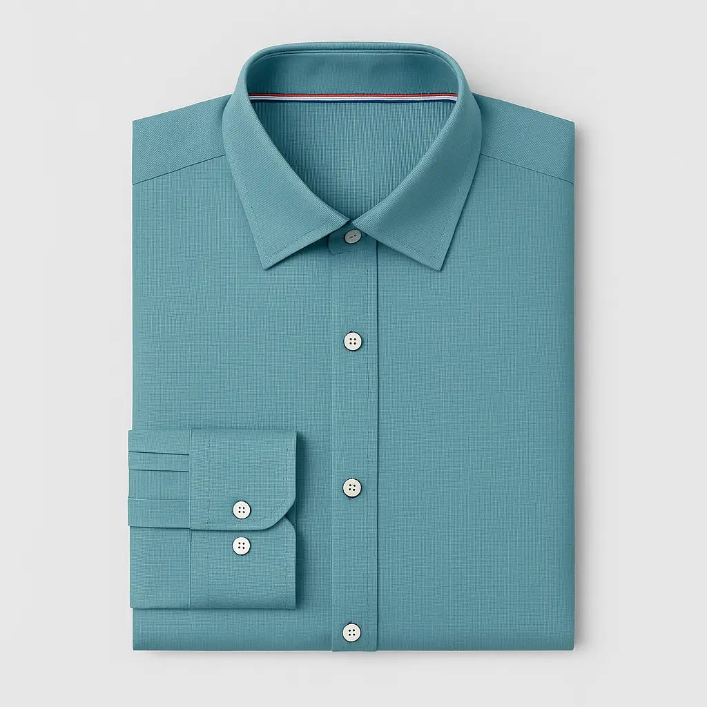Camisa Social Masculina Tecido Fibra de Bambu