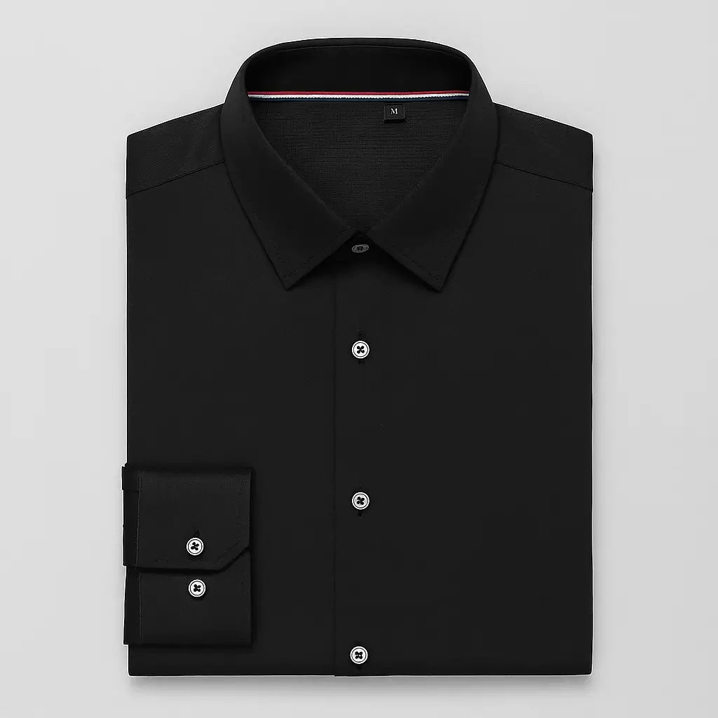 Camisa Social Masculina Tecido Fibra de Bambu