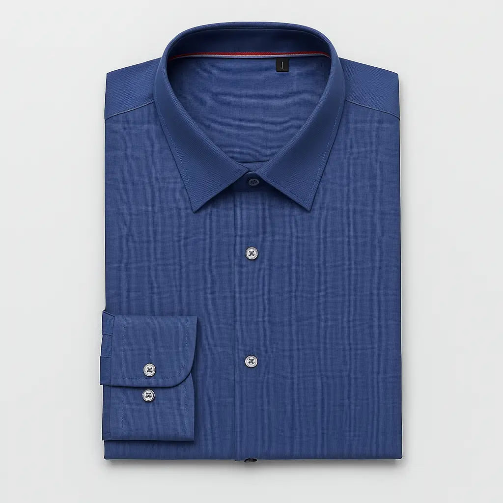 Camisa Social Masculina Tecido Fibra de Bambu