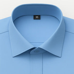 Camisa Social Masculina Business com abotoadeira de luxo e algodão premium