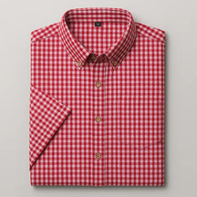 Camisa Masculina manga curta com fechamento em botões