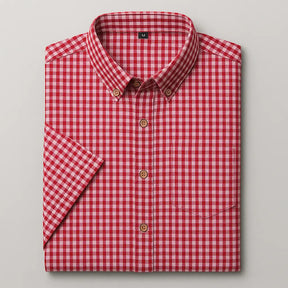 Camisa Masculina manga curta com fechamento em botões