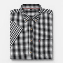 Camisa Masculina manga curta com fechamento em botões