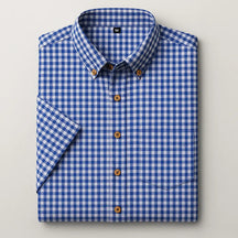 Camisa Masculina manga curta com fechamento em botões
