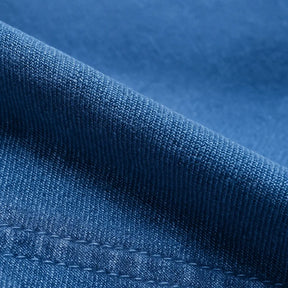 Camisa Masculina Jeans Algodão Denim manga longa e fechamento com botões 