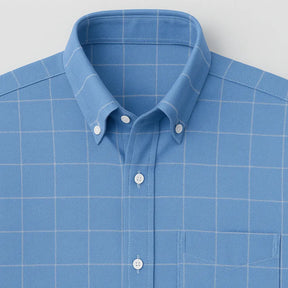 Camisa Masculina Manga Longa Xadrez 100% Algodão