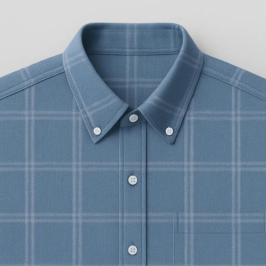 Camisa Masculina Manga Longa Xadrez 100% Algodão