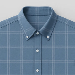 Camisa Masculina Manga Longa Xadrez 100% Algodão