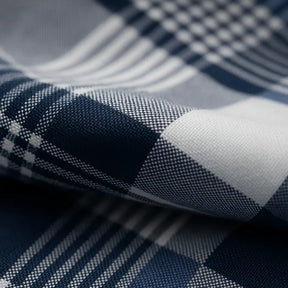 Camisa Masculina Xadrez Manga Longa De Algodão