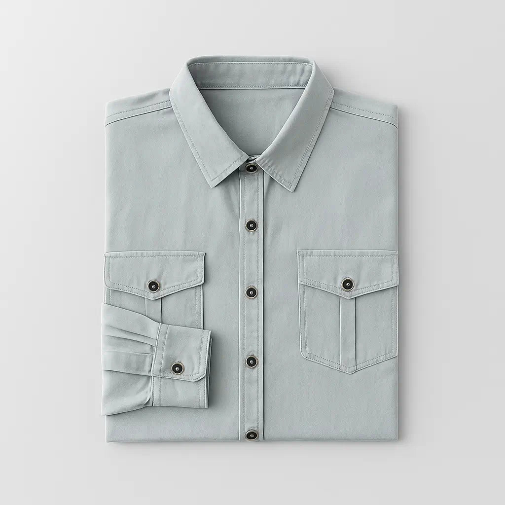 Camisa Masculina Oslo Manga Longa De Algodão