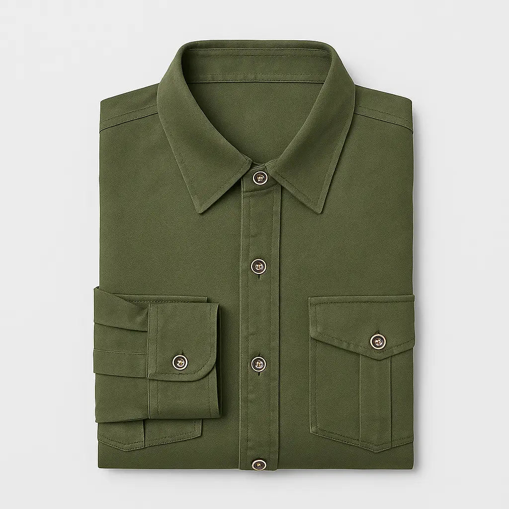 Camisa Masculina Oslo Manga Longa De Algodão