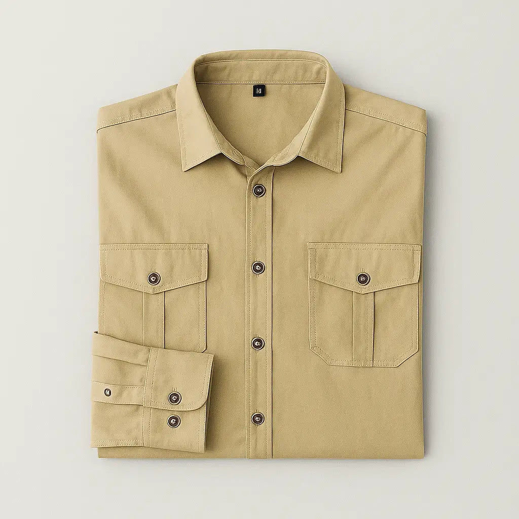 Camisa Masculina Oslo Manga Longa De Algodão