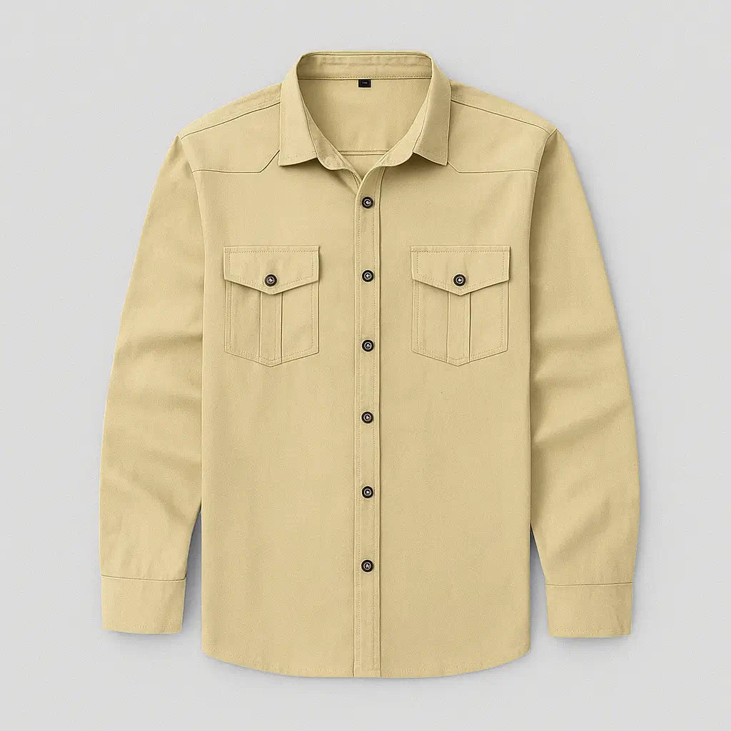 Camisa Masculina Oslo Manga Longa De Algodão