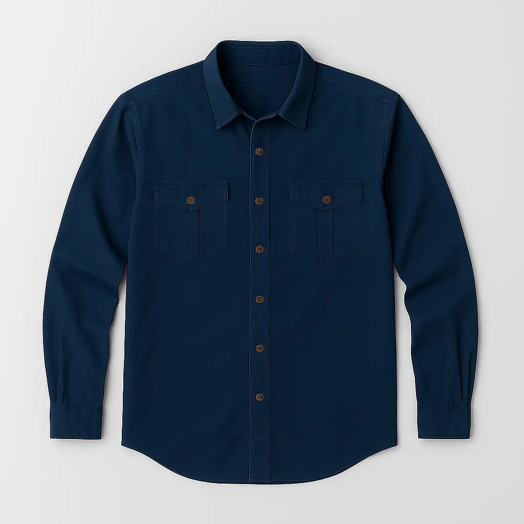 Camisa Masculina Oslo Manga Longa De Algodão