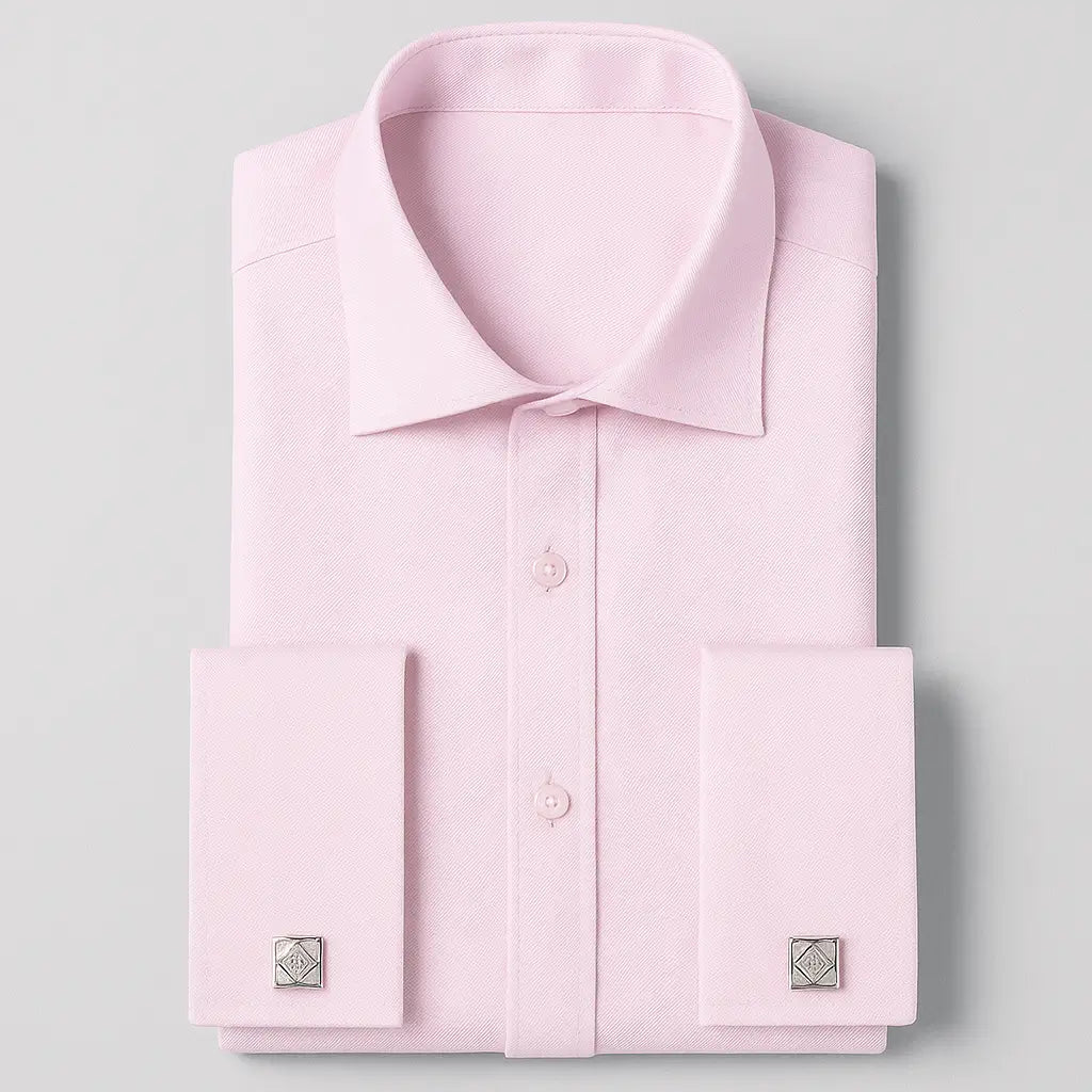 Camisa Social Masculina Punho Duplo Francês