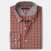 Camisa Masculina Xadrez Manga Longa Plus Size