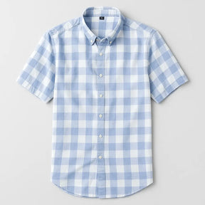 Camisa Xadrez Masculina Manga Curta