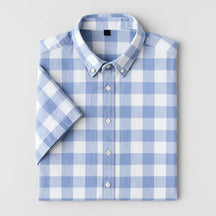 Camisa Xadrez Masculina Manga Curta