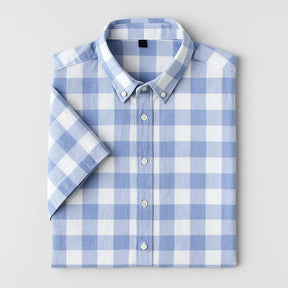 Camisa Xadrez Masculina Manga Curta