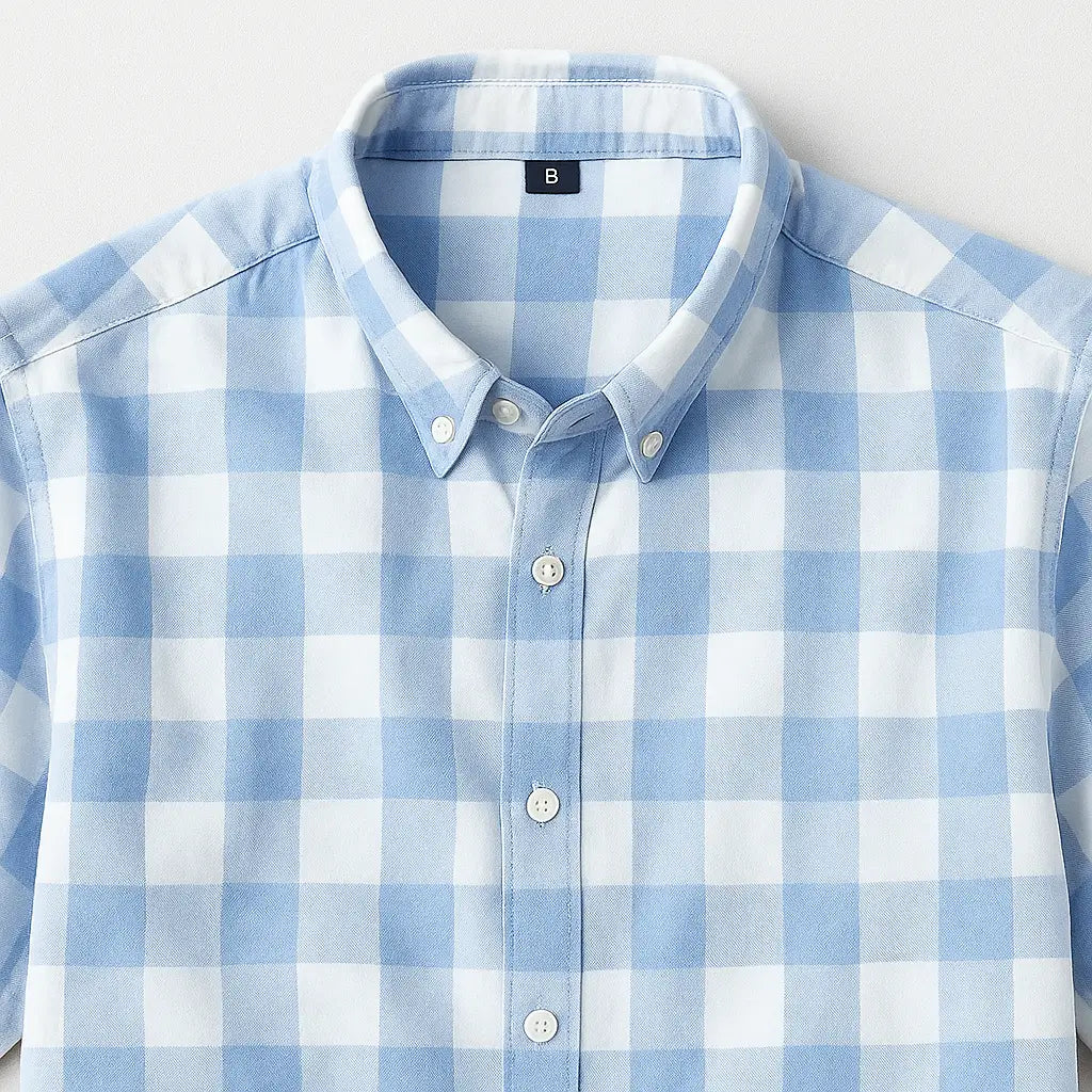 Camisa Xadrez Masculina Manga Curta