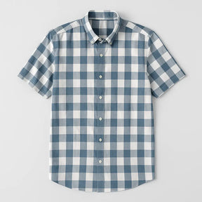Camisa Xadrez Masculina Manga Curta