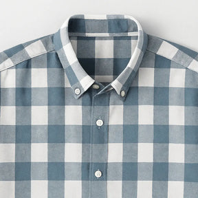 Camisa Xadrez Masculina Manga Curta