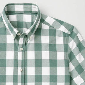 Camisa Xadrez Masculina Manga Curta