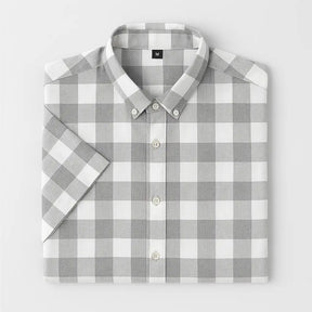 Camisa Xadrez Masculina Manga Curta