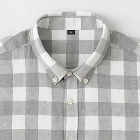 Camisa Xadrez Masculina Manga Curta