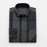 Camisa Xadrez Manga Longa Em Algodão