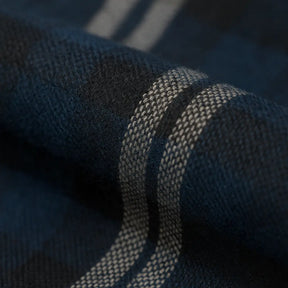 Camisa Xadrez Manga Longa Em Algodão