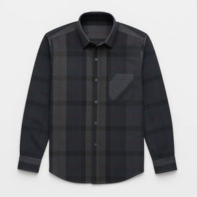 Camisa Xadrez Manga Longa Em Algodão