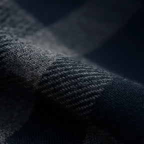 Camisa Xadrez Manga Longa Em Algodão