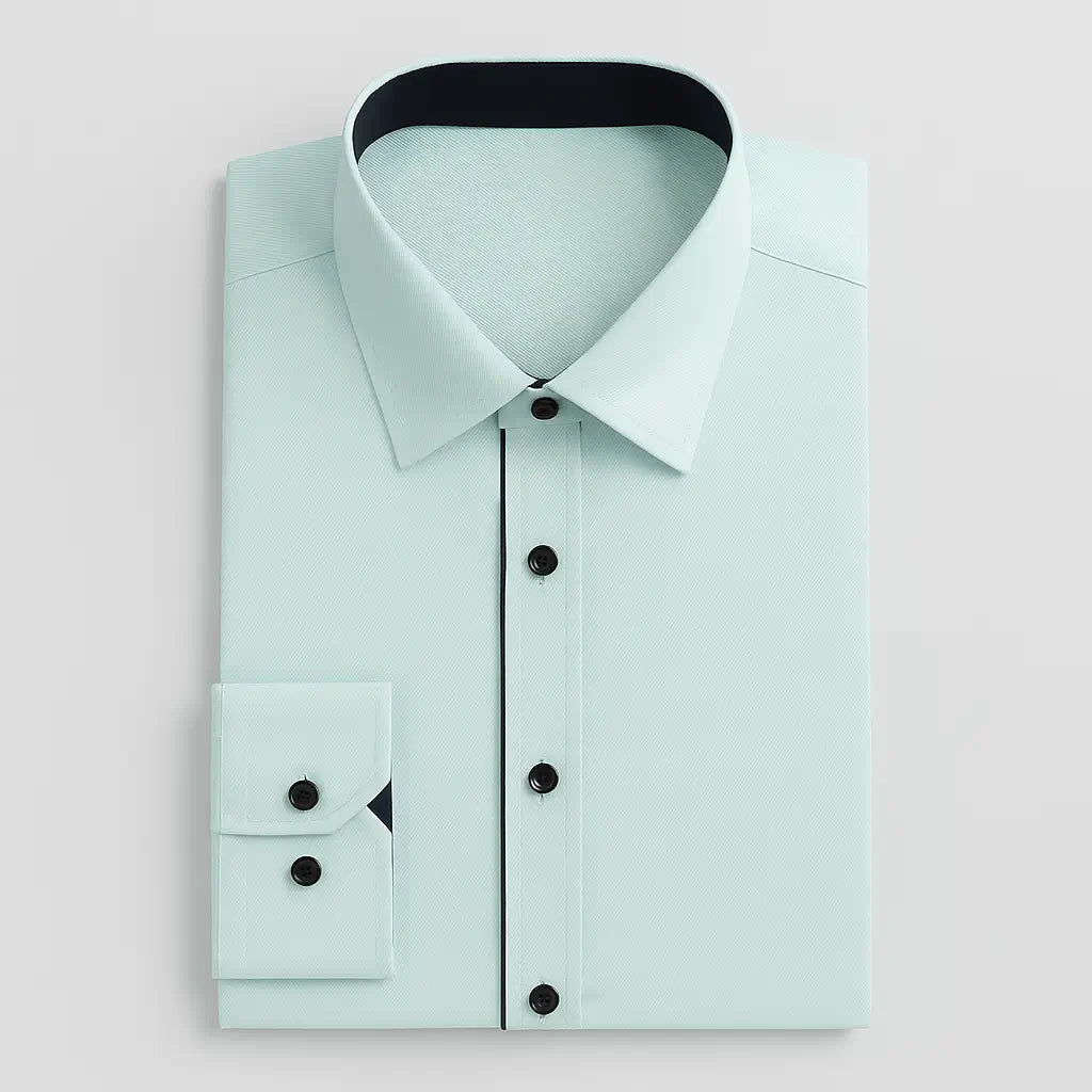 Camisa Social Masculina Clássica Manga Longa