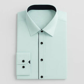 Camisa Social Masculina Clássica Manga Longa