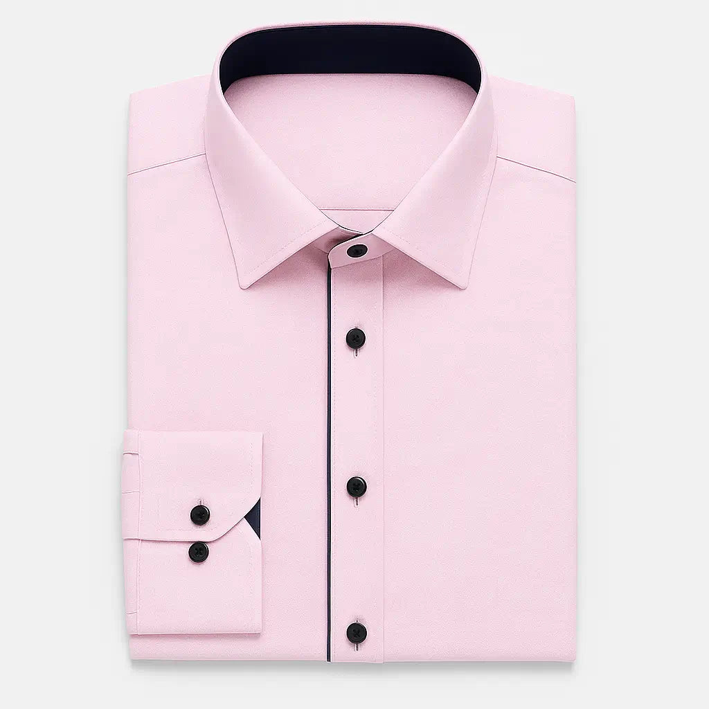 Camisa Social Masculina Clássica Manga Longa