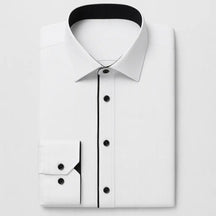 Camisa Social Masculina Clássica Manga Longa