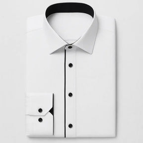 Camisa Social Masculina Clássica Manga Longa